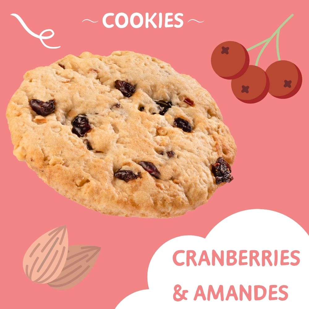 Cookies MiOUM Cranberries et Amandes